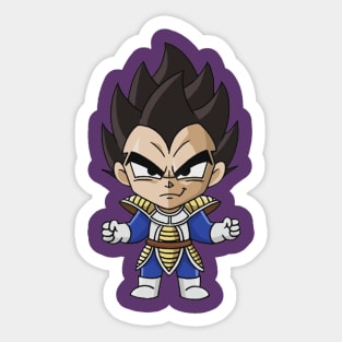 Dragon Ball: Vegeta Cartoon Sticker